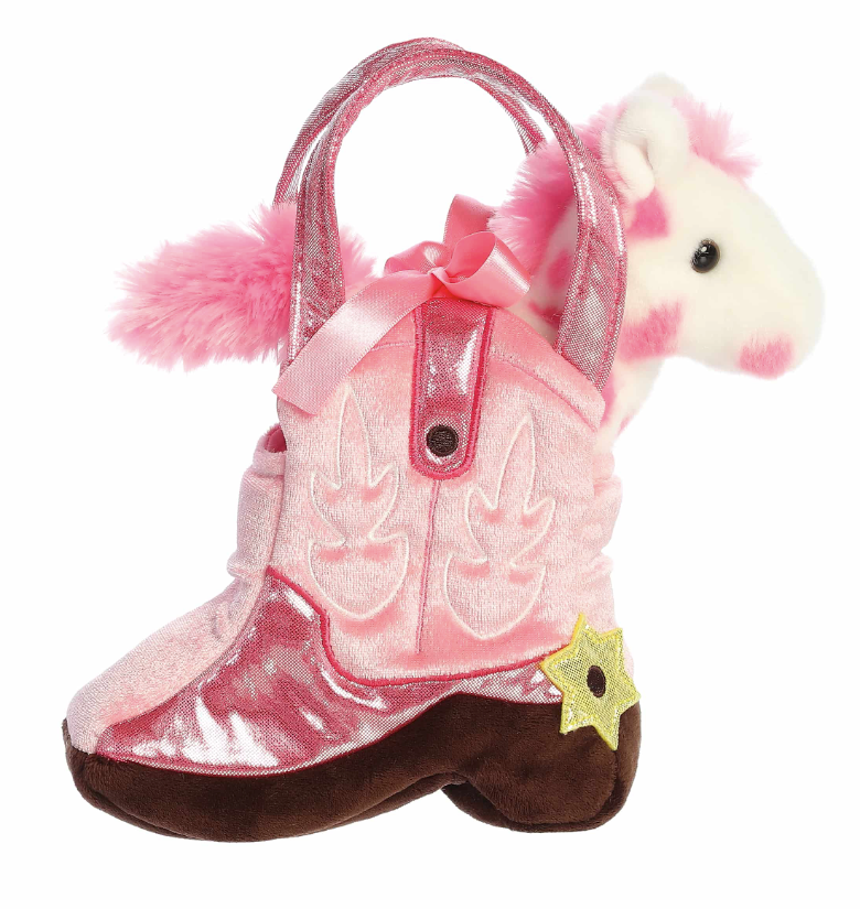 7.5" Fancy Pals Giddyup Boot Pink