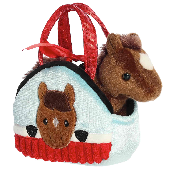 8" Peek-A-Boo™  Pony In Barn