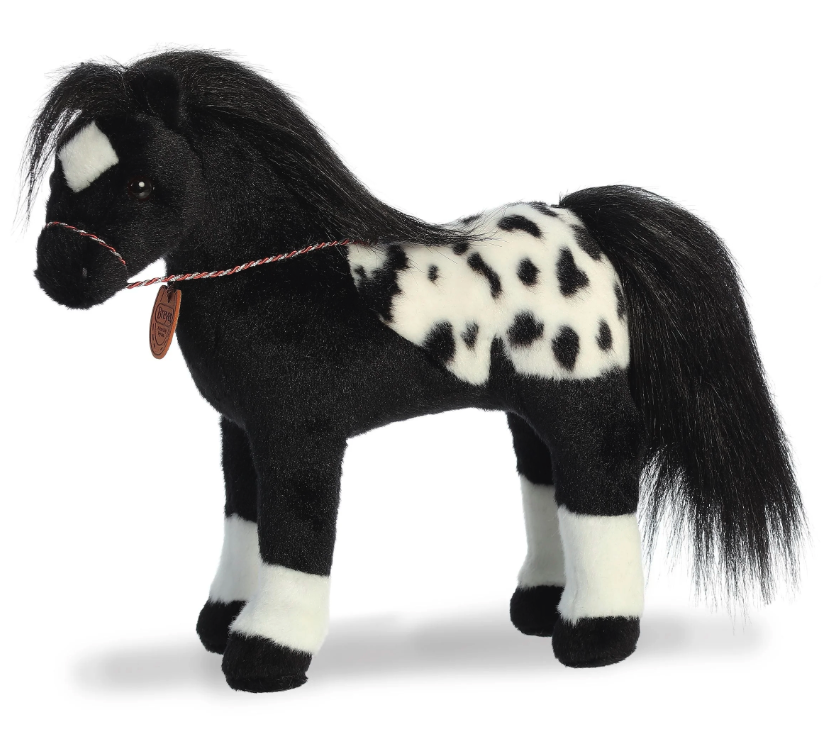 13" Black Appaloosa