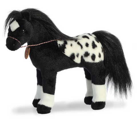 13" Black Appaloosa