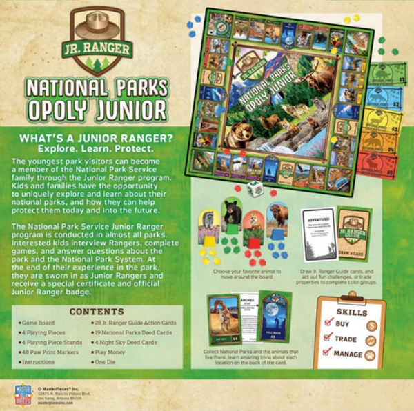 Jr. Ranger National Parks Opoly