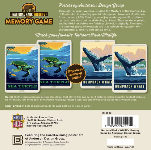 National Parks Memory Game