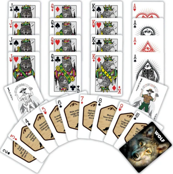 Wolf Playing Cards
