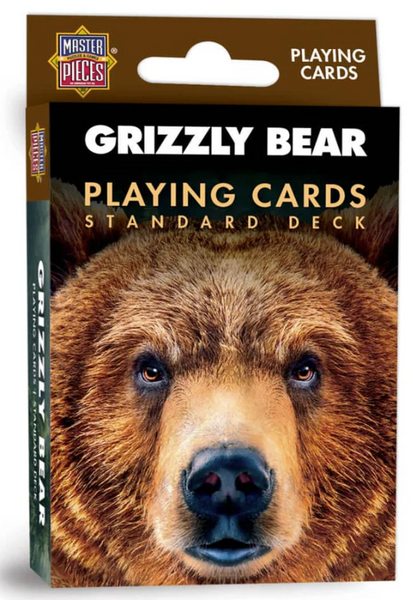 Grizzly Bear Playing Cards