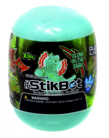 Stikbot Dino Eggs (Glow)