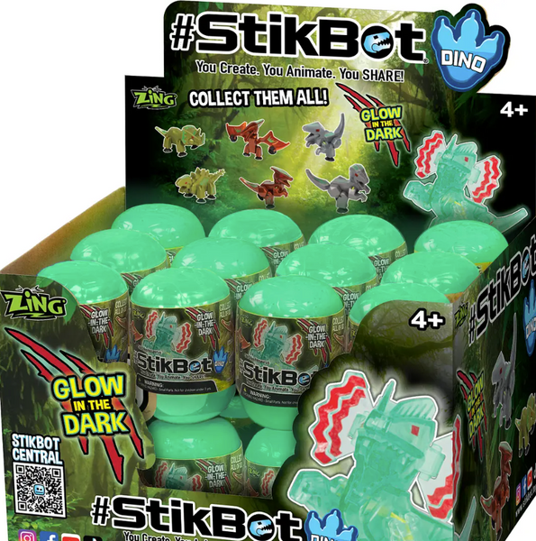 Stikbot Dino Eggs (Glow)