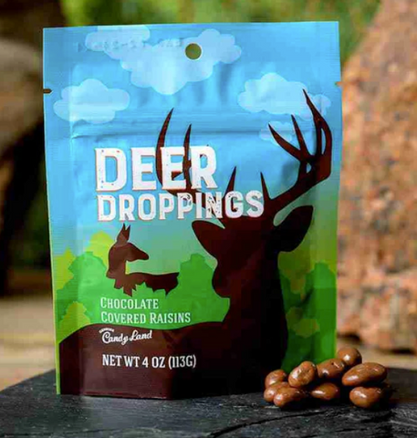 Deer Droppings Chocolate Covered Raisins