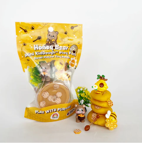 KidDough-Honey Bear Mini Play Pack