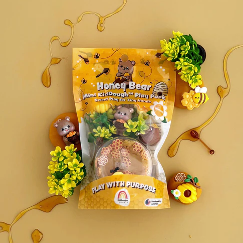 KidDough-Honey Bear Mini Play Pack