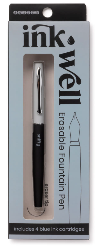 Erasable Fountain Pen Black/Grey