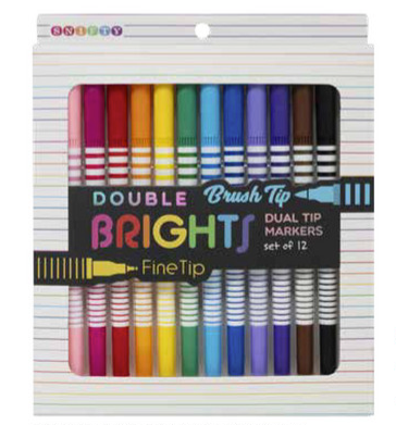 Double Brights Dual Tip Markers
