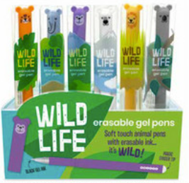 Wild Life Erasable Pens