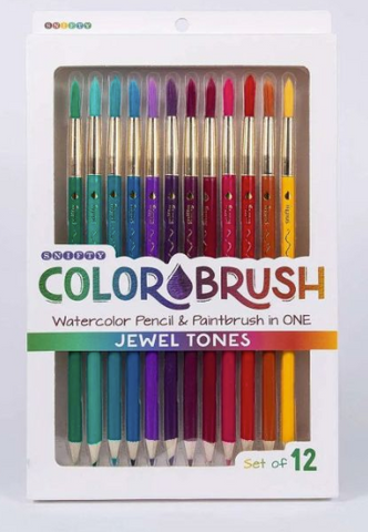 Color Brush Jewel Tones Watercolor