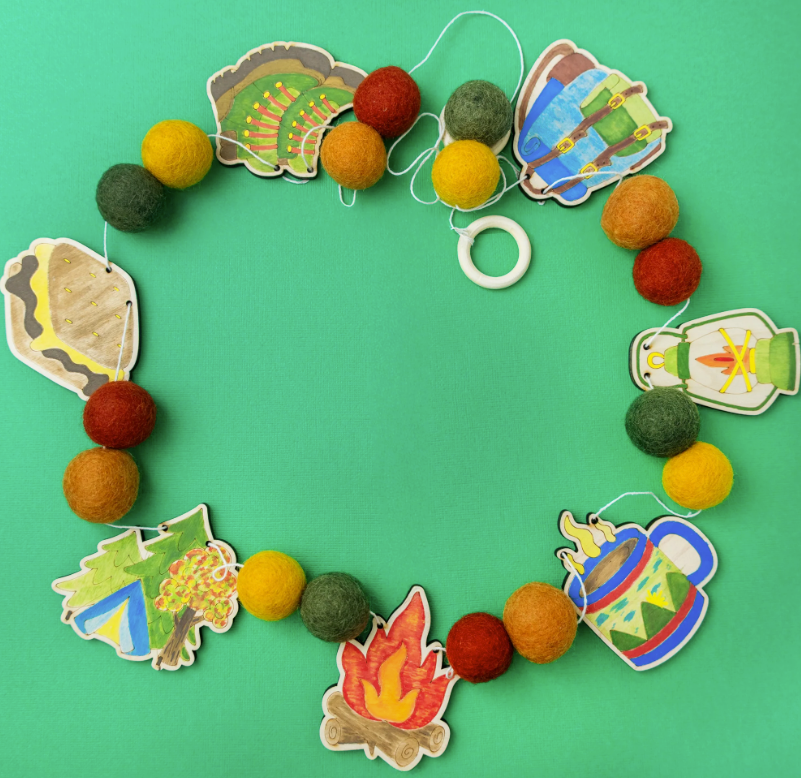 Camping DIY Garland Kit