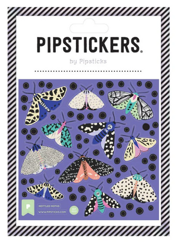 Mottled Moths Stickers