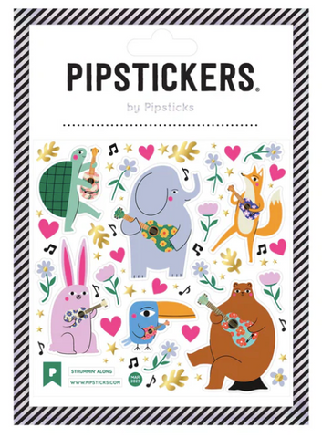 Strummin' Along Stickers