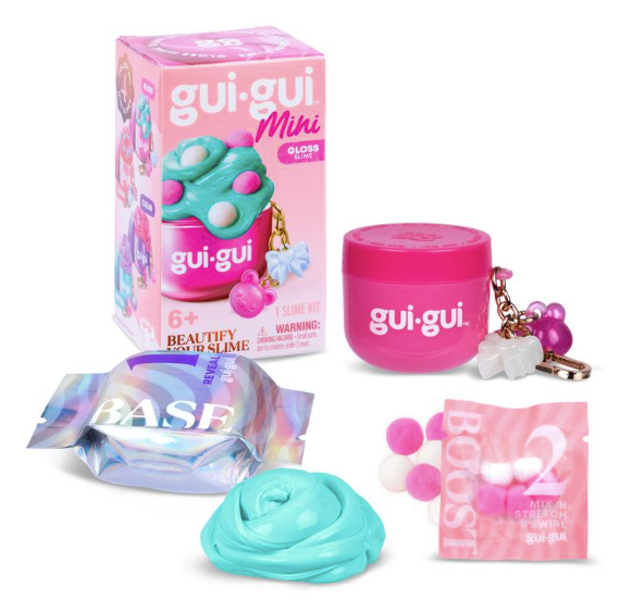Gui Gui Mini Slime Jar Keychain Asst.