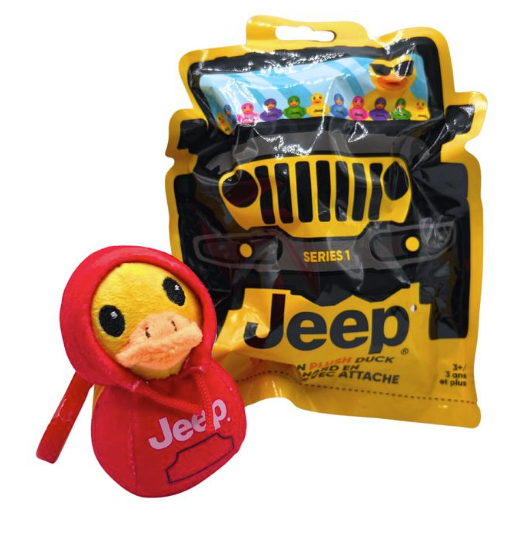 Jeep Duck Clip-On Plush Asst. BB