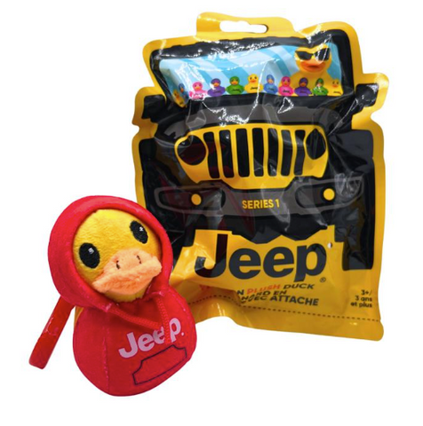 Jeep Duck Clip-On Plush Asst. BB