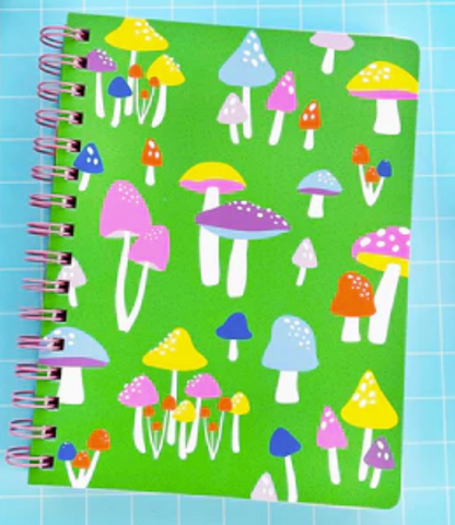 Mushroom Medley Spiral Notebook