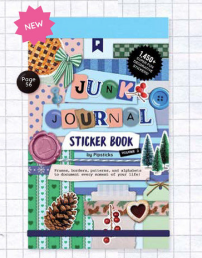 Winter Whimsy Junk Journal Sticker Bk