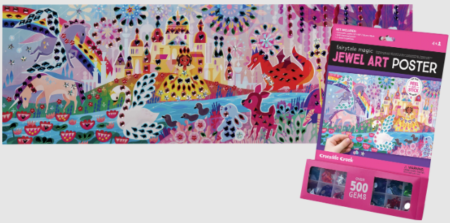 Jewel Art Poster - Fairytale Magic