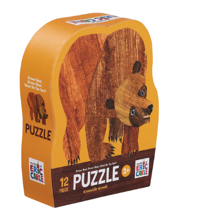 12pc Mini Puzzle/Brown Bear