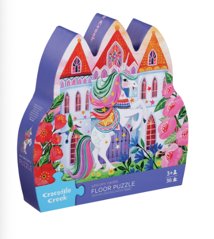 36pc Shaped Box Puzzle/Unicorn Castle