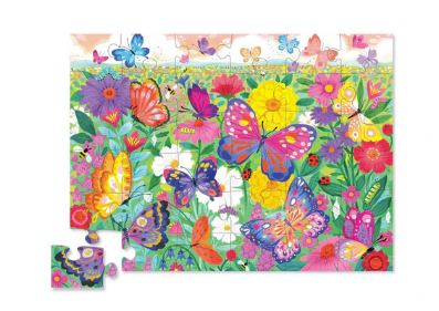 36pc Shaped Box Puzzle/Butterfly Garden