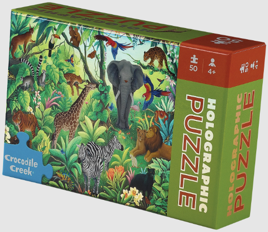 50pc Holographic/Jungle Paradise