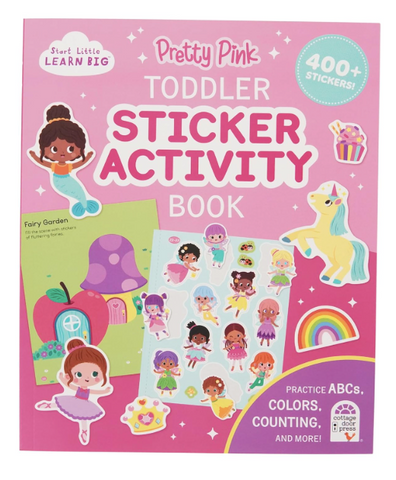 Pretty Pink Toddler Sticker Activity Book