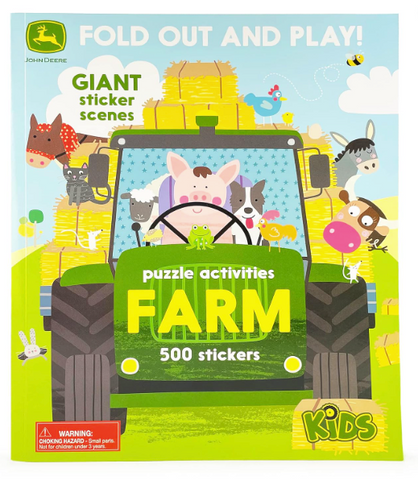 500 Farm Stickers and Puzzle Activities JD