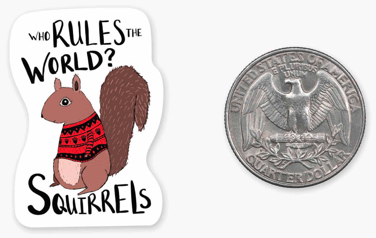 Squirrels - Mini Sticker