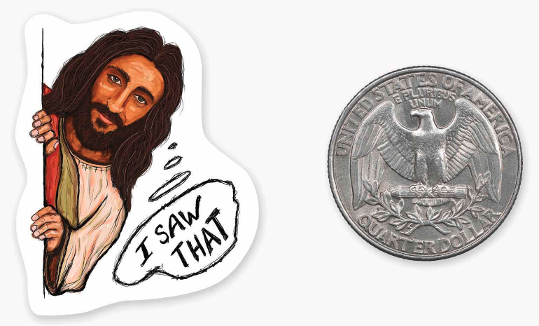 I Saw That - Mini Sticker