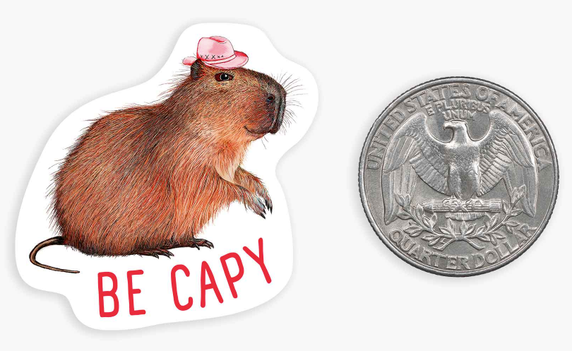 Capy - Mini Sticker