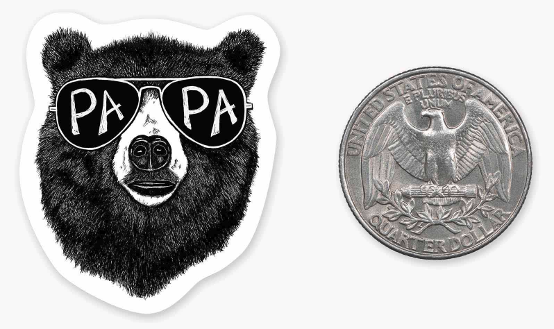 Clean Papa - Mini Sticker