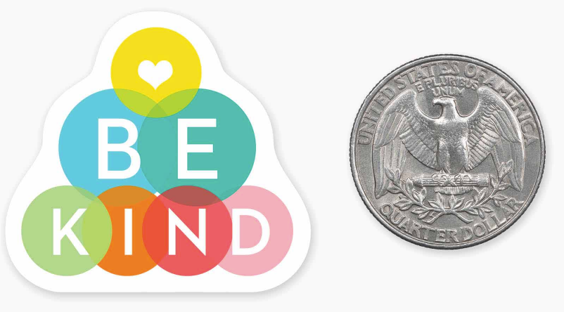 Be Kind - Mini Sticker