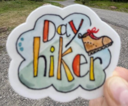 Day Hiker Sticker