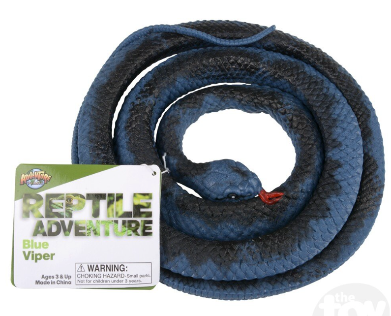 Blue Viper Snake 48"