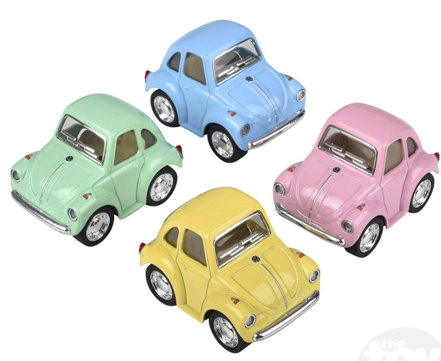Diecast VW Mini Beetle PB-Pastel Colors