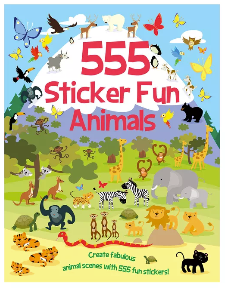 555 Sticker Fun - Animals