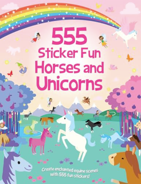 555 Sticker Fun - Horses and Unicorns