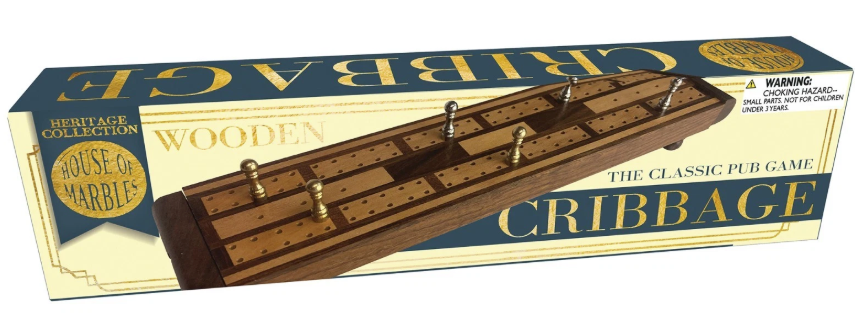 Luxury Wooden Cribbage Board Game
