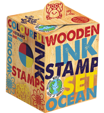 Ocean Wooden Stamp Set