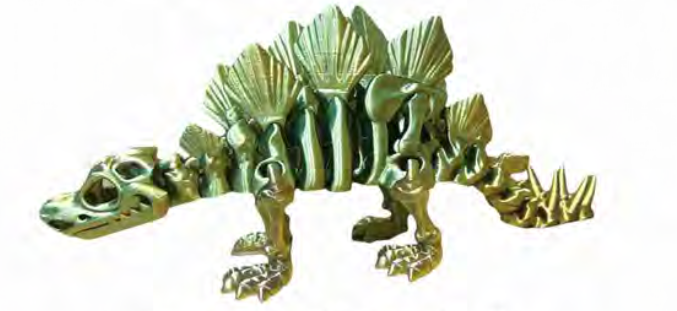 3D Stegosaurus NO BASE