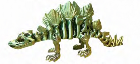 3D Stegosaurus NO BASE
