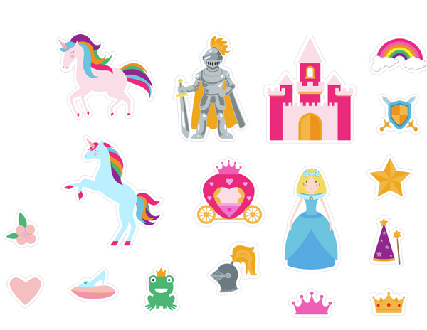 Unicorn Fantasy Bath Stickers