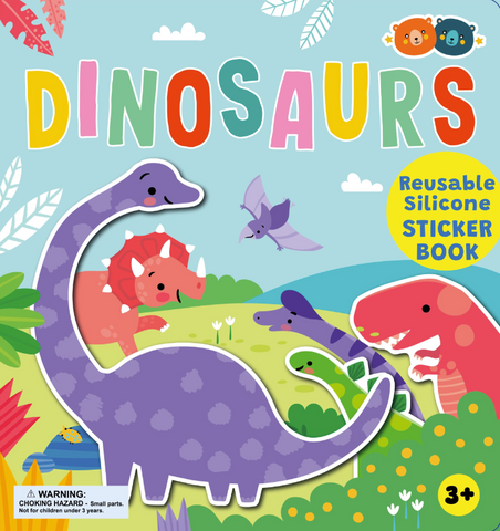 Silicone Sticker Book – Dinosaurs