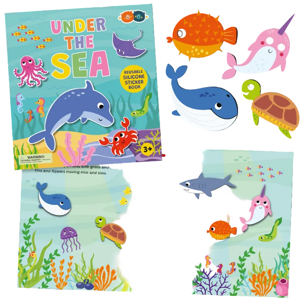 Silicone Sticker Book – Sea