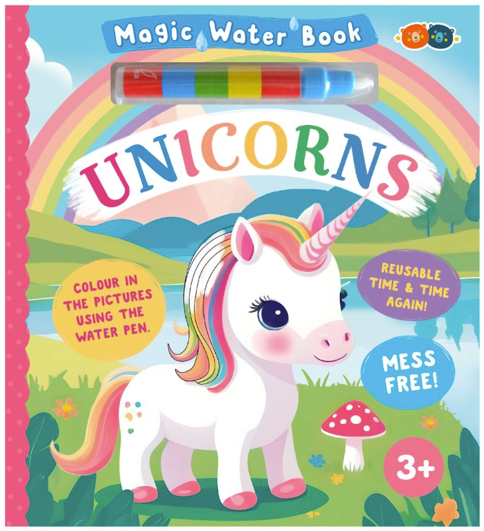 Magic Water Book – Unicorns